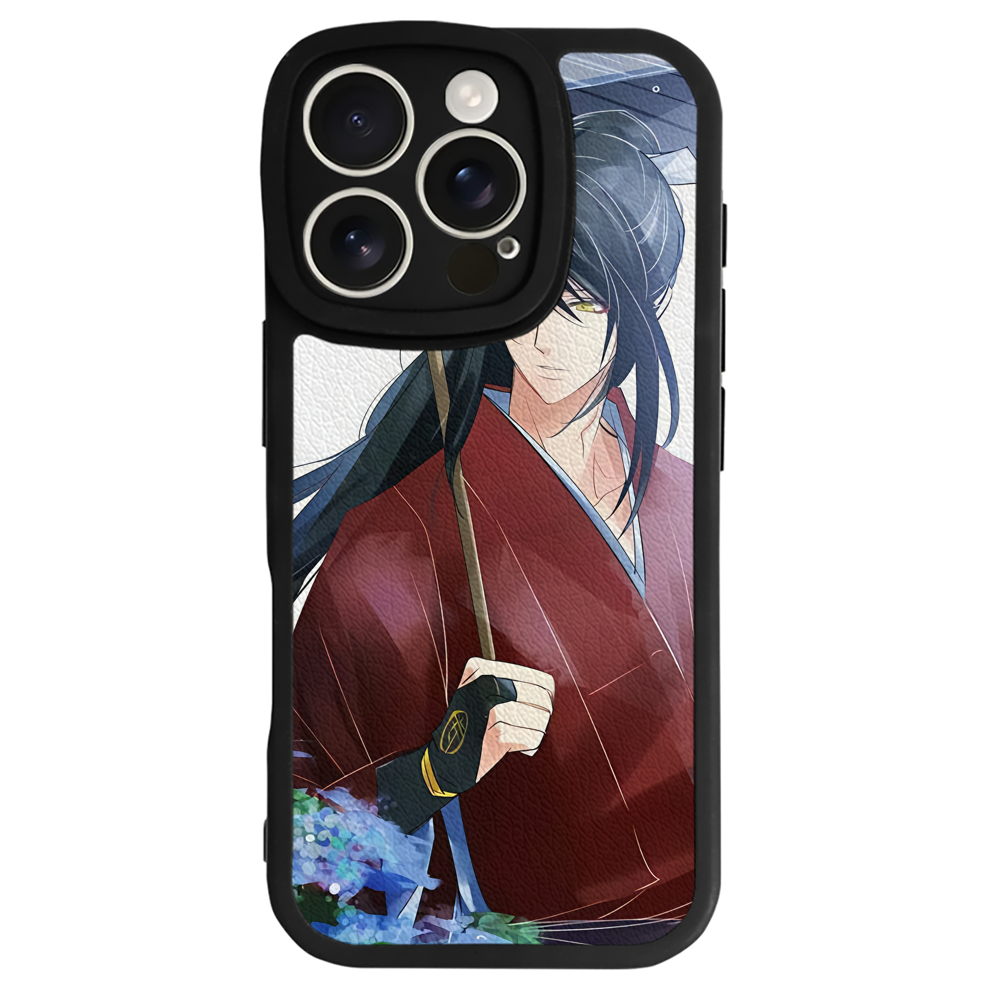 （画像用） 刀剣乱舞 Touken Ranbu 【iPhone 16シリーズ対応】シリコンスマホケース（レザー調） 材質：シリコン